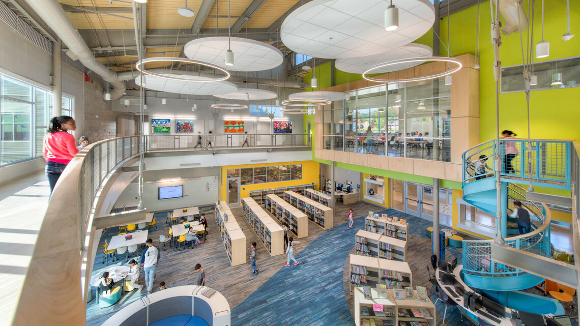 Moncure Elementary School interior