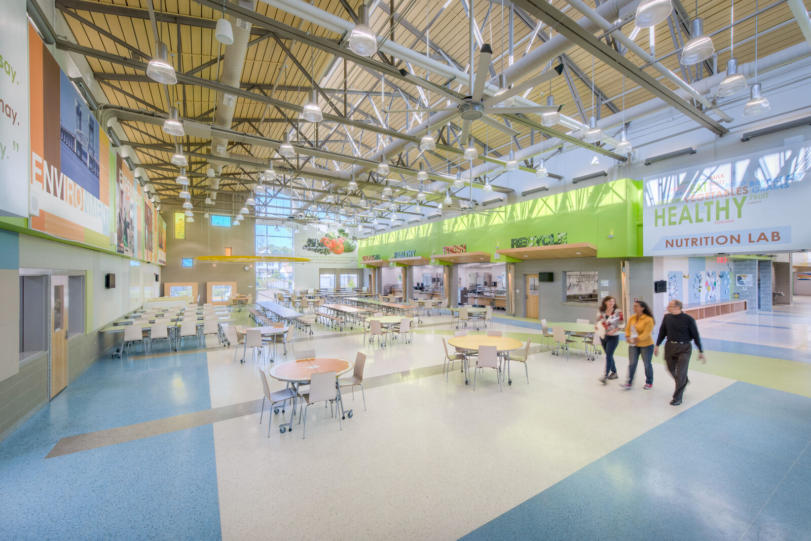 interior kitchen of Discovery Stem Academy