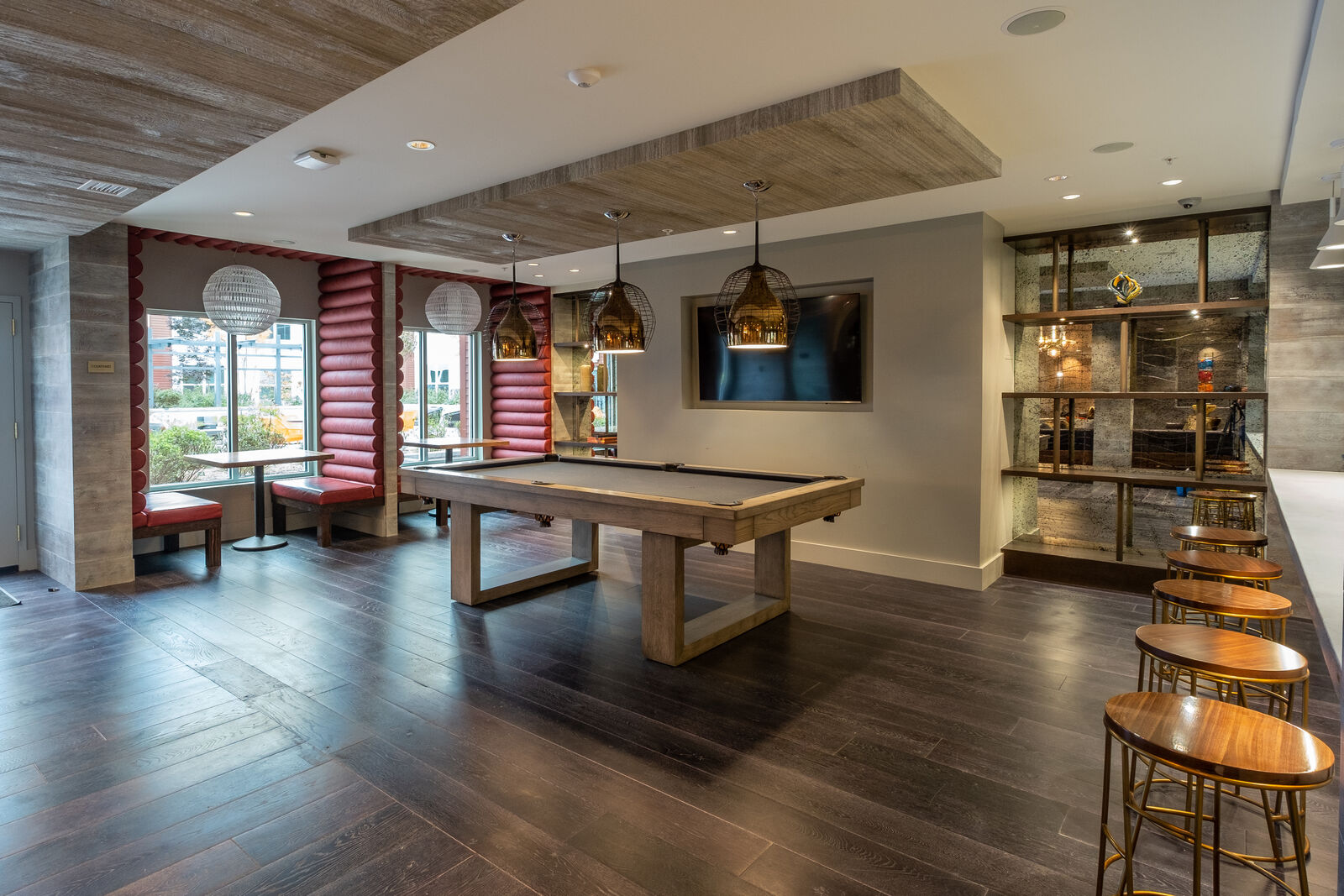 billiard room at studio 3807