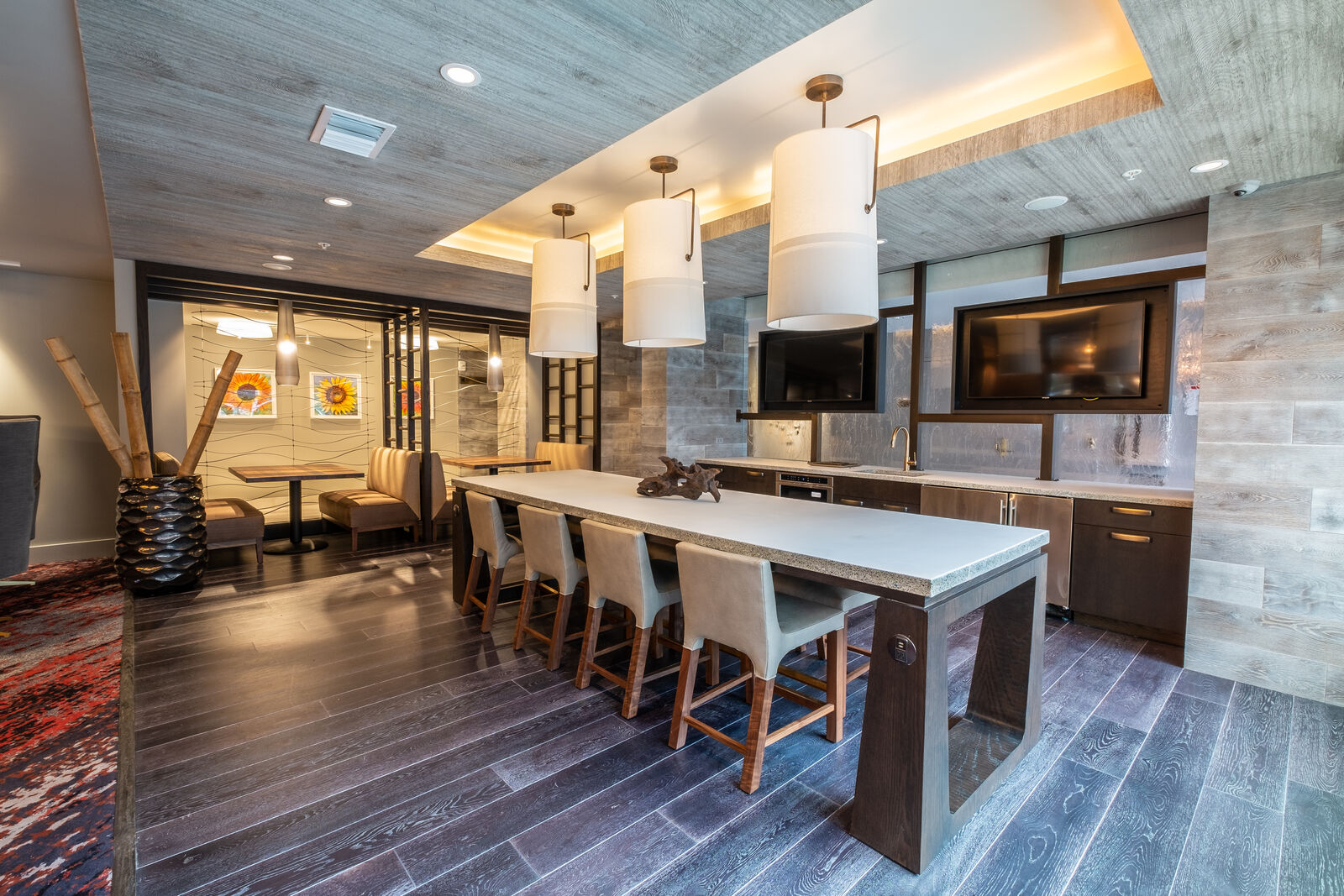 Kitchen area at Studio 3807