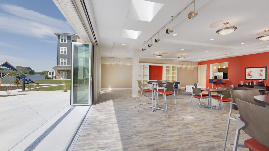 Interior Design Image of Riverwoods of Rivers Edge Apartments in Salisbury Maryland by Jeffrey Sauers of Commercial Photographics, Architectural Photo Artistry in Washington DC, Virginia to Florida and PA to New England